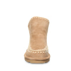 Winter Crochet Accent Boots in Iced Coffee