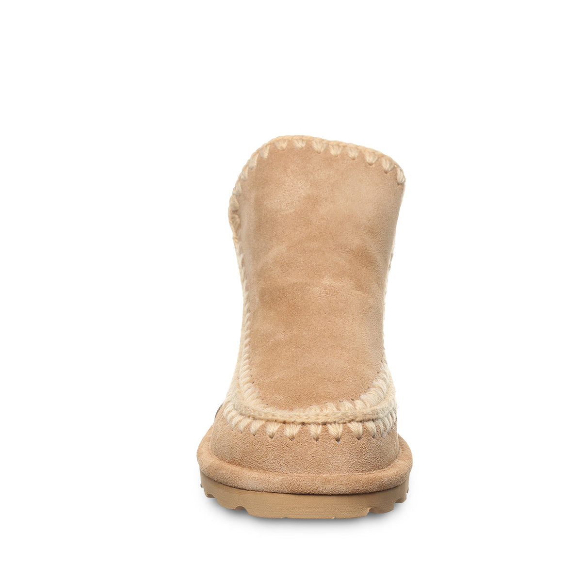 Winter Crochet Accent Boots in Iced Coffee