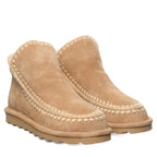 Winter Crochet Accent Boots in Iced Coffee