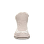 Winter Crochet Detail Boots in Mushroom