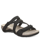 Acacia Slide Sandals in Black