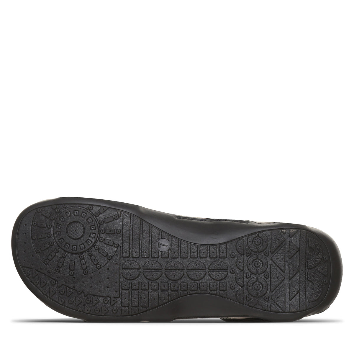 Acacia Slide Sandals in Black