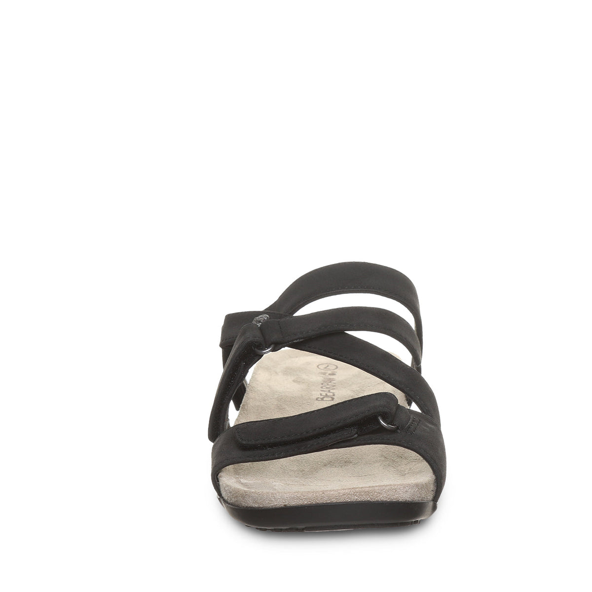 Acacia Slide Sandals in Black