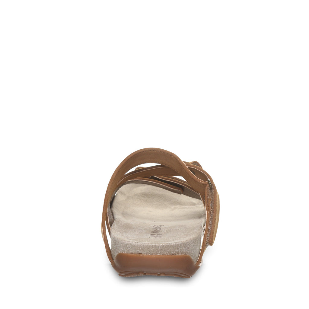 Acacia Hook And Loop Slide Sandals in Brown