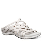 Zinnia Woven Sandals in White
