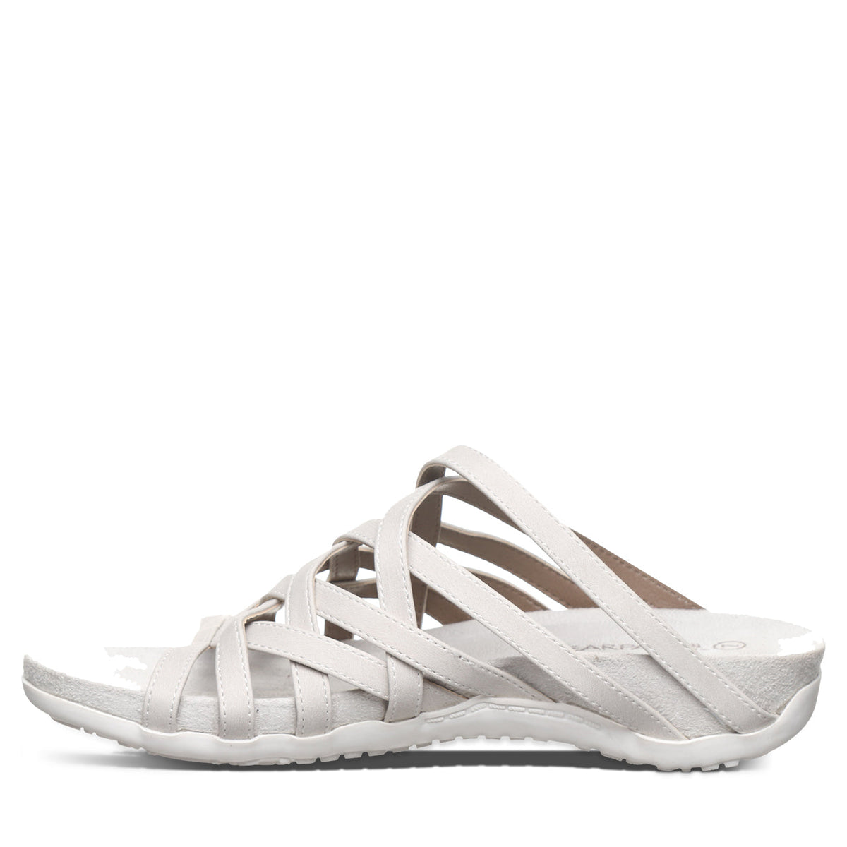Zinnia Woven Sandals in White