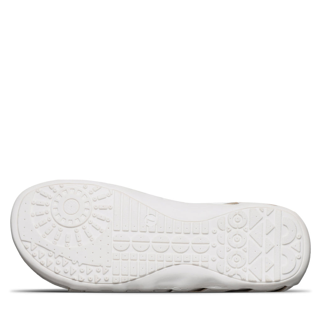 Zinnia Woven Sandals in White