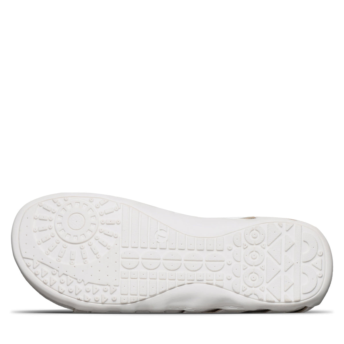 Zinnia Woven Sandals in White
