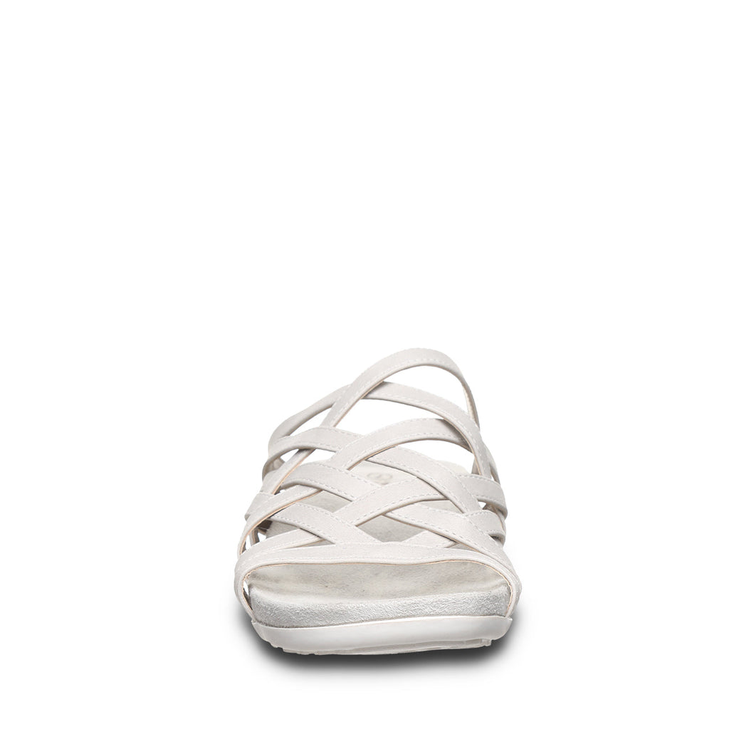 Zinnia Woven Sandals in White