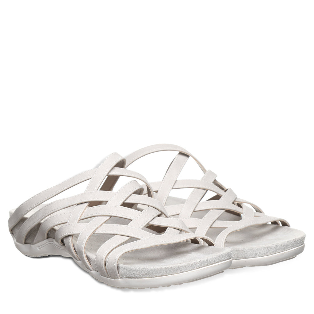 Zinnia Woven Sandals in White