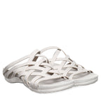 Zinnia Woven Sandals in White