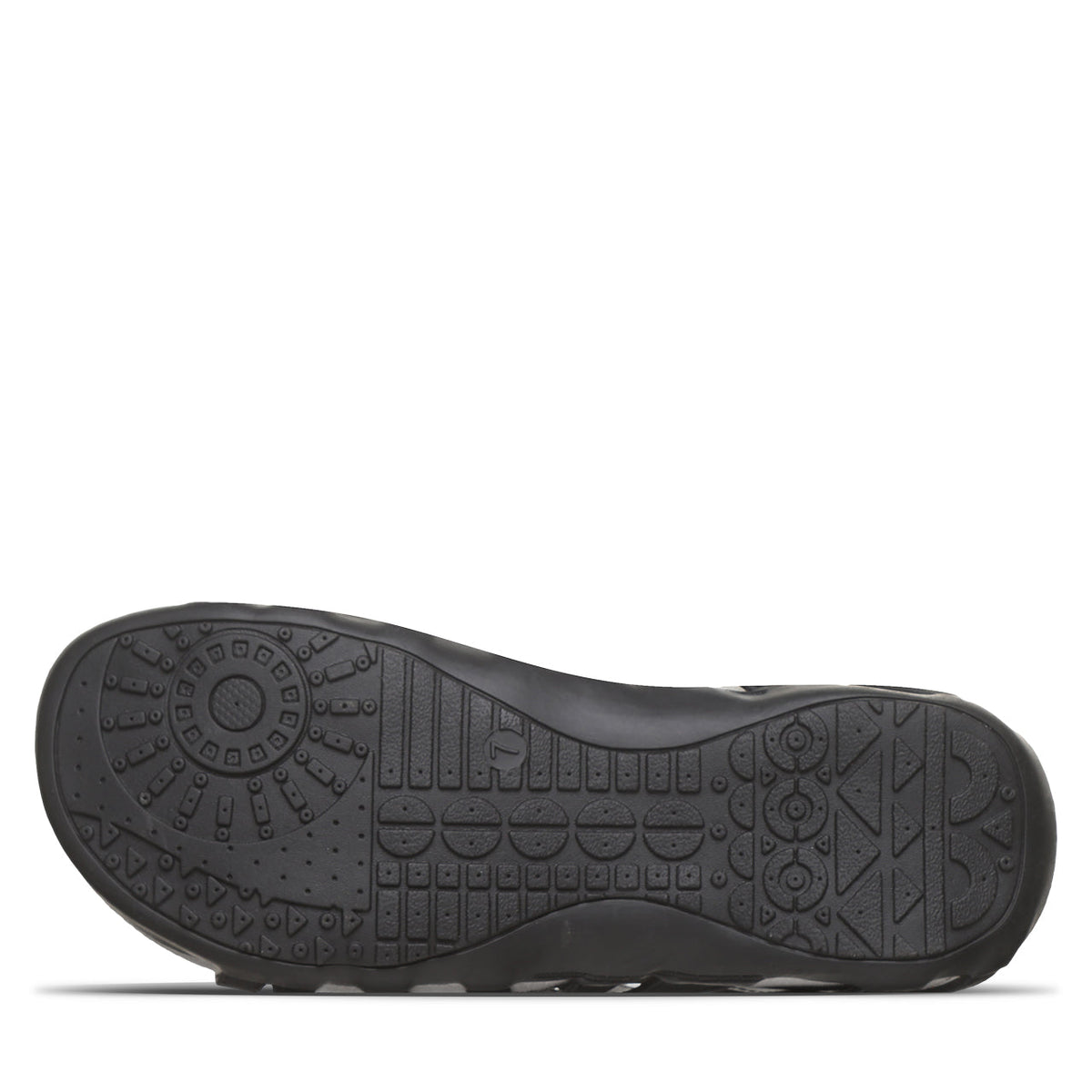 Zinnia Woven Slide Sandals in Black