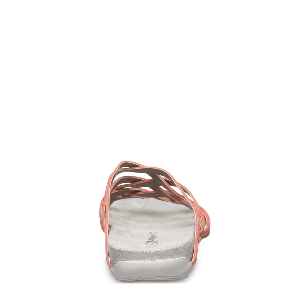 Zinnia Woven Sandals in Coral
