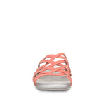 Zinnia Woven Sandals in Coral