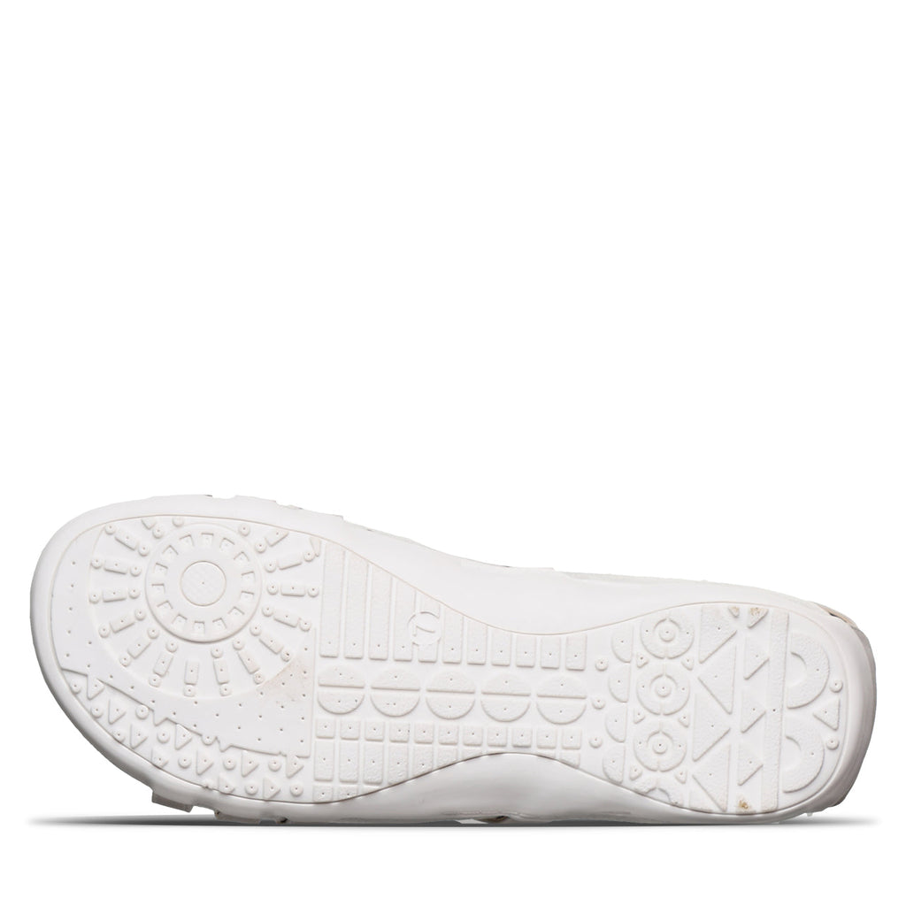 Ronda Zip Sandals in White