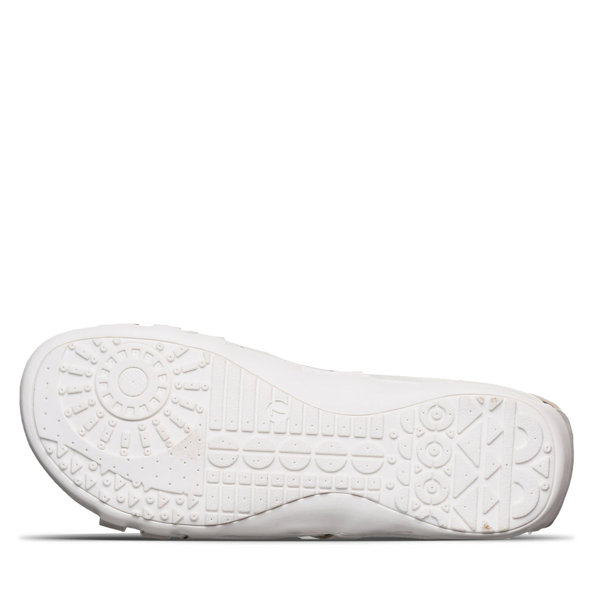 Ronda Zip Sandals in White