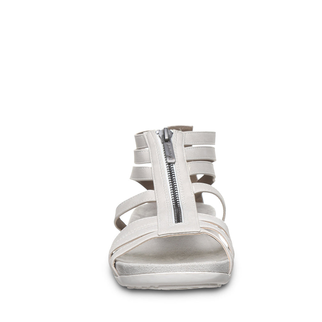 Ronda Zip Sandals in White