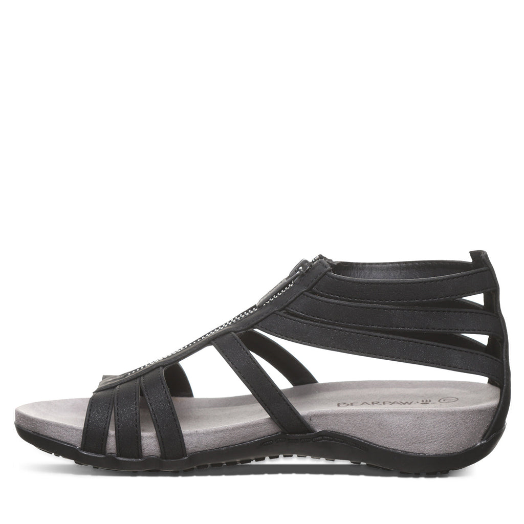 Ronda Casual Sandals in Black