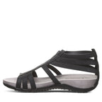 Ronda Casual Sandals in Black