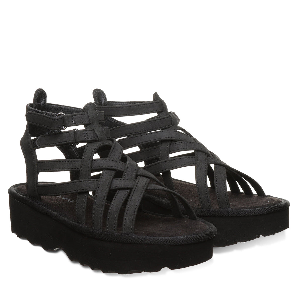 Prominence Sporty Sandals in Black