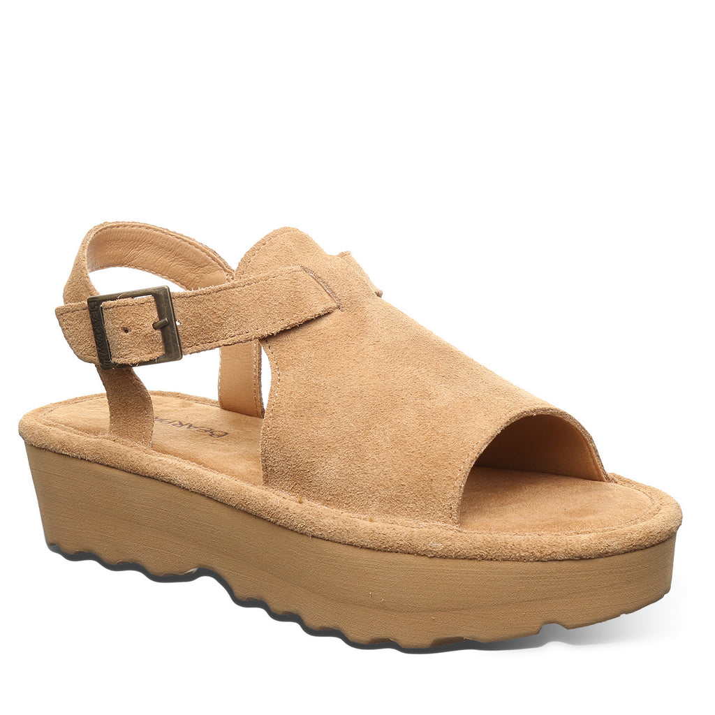 Ascend Buckle Sandals in Iced Coffee