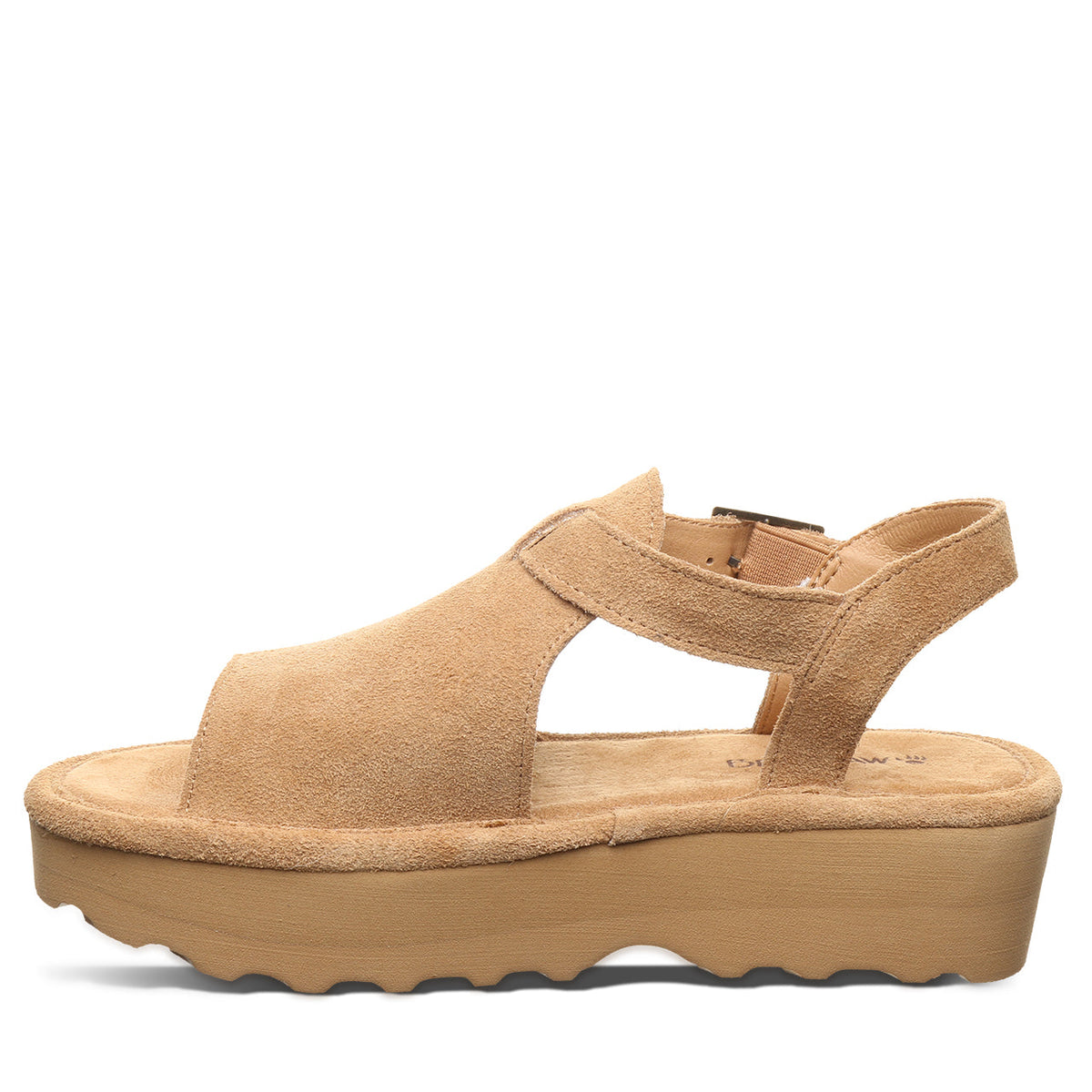 Ascend Buckle Sandals in Iced Coffee