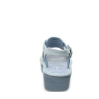 Ascend Flatform Sandals in Denim Blue