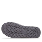 Crest Quilted Flatform Sandals in Gray Fog