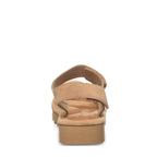 Crest Quilted Sandals in Iced Coffee