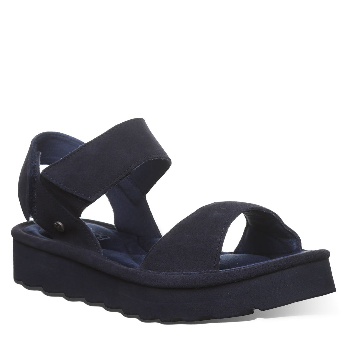 Crest Flatform Sandals in Cadet