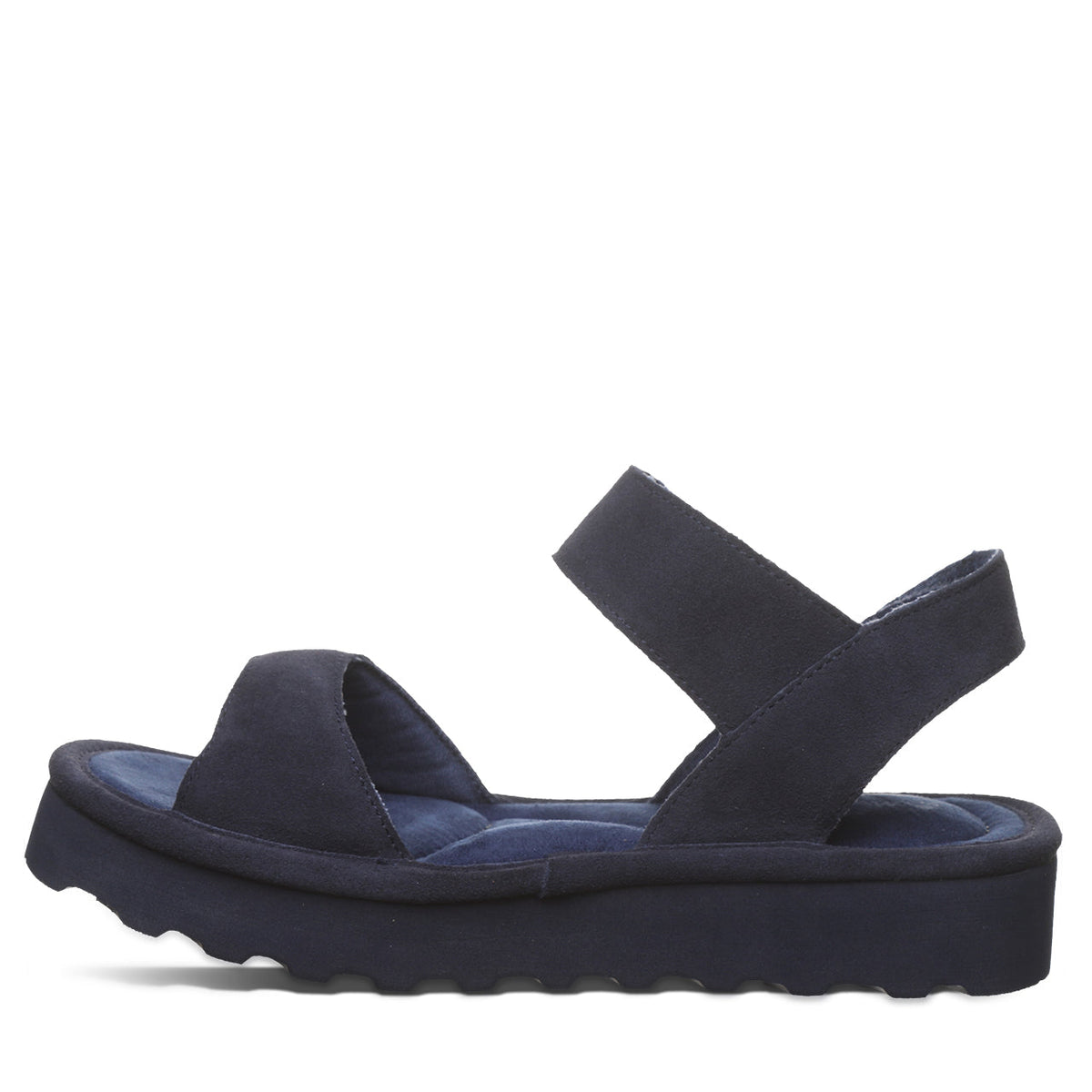 Crest Flatform Sandals in Cadet