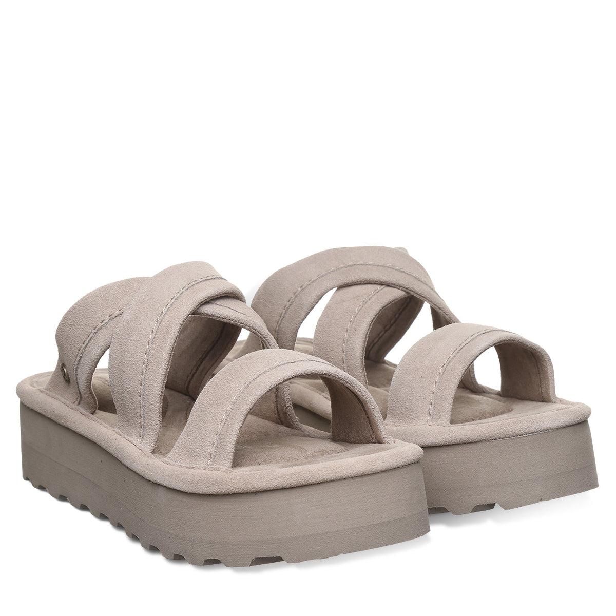 Altitude Slide Sandals in Mushroom