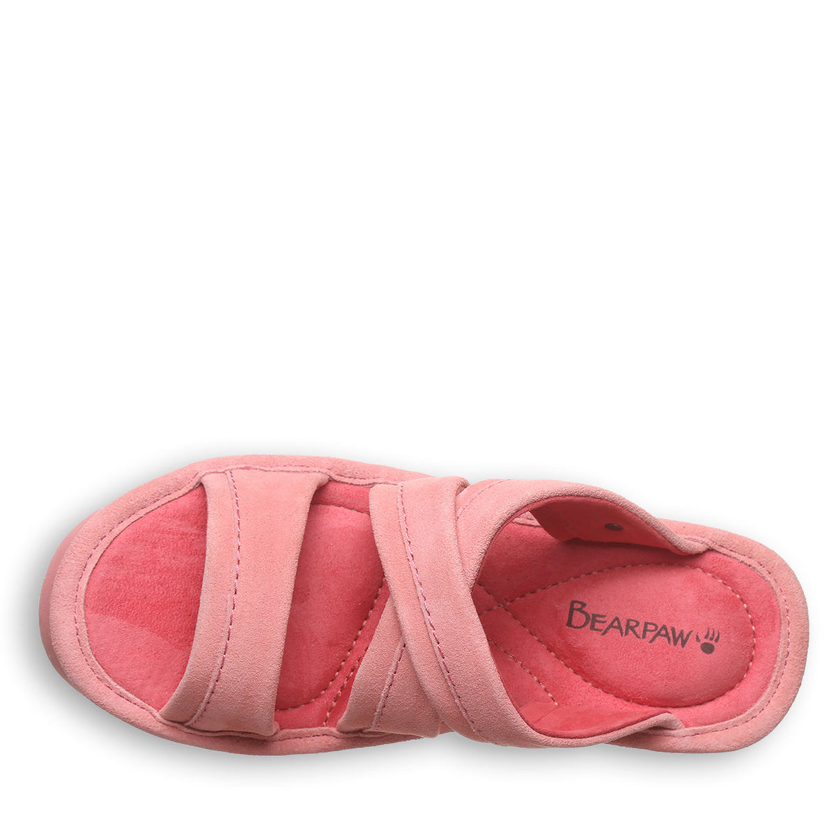 Altitude Suede Slide Sandals in Shell Pink