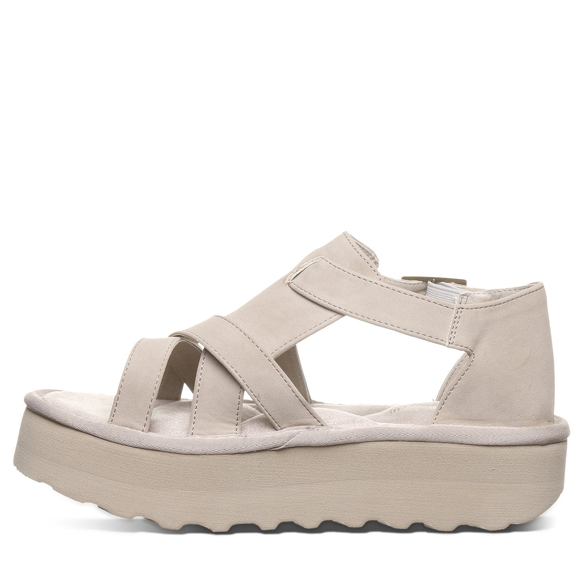 Pinnacle Flatform Sandals in Mushroom