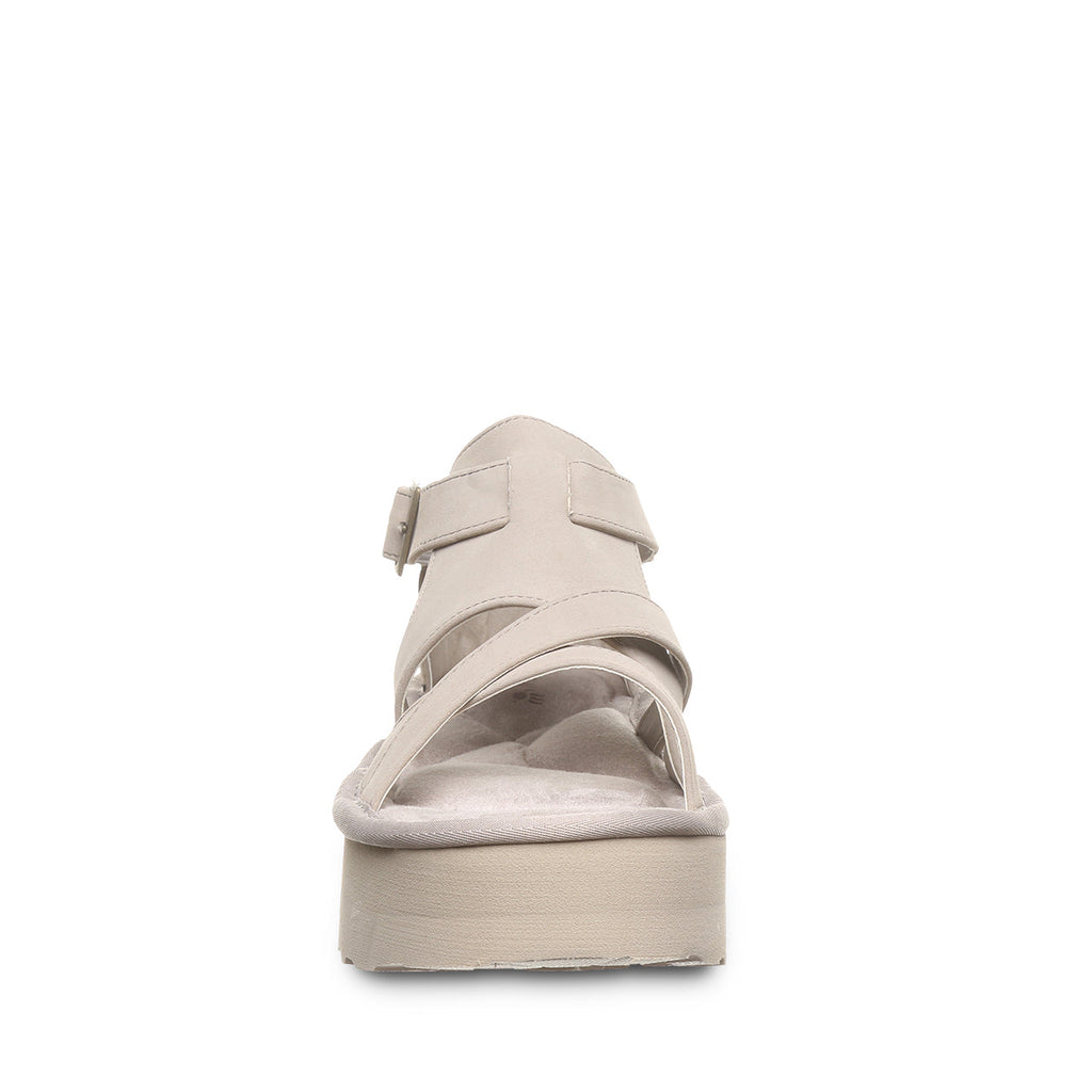 Pinnacle Flatform Sandals in Mushroom