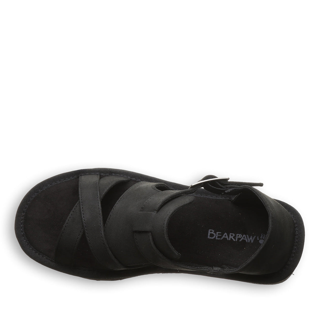 Pinnacle Flatform Sandals in Black