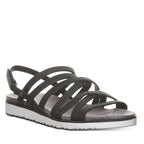 Crete Strappy Sandals in Black