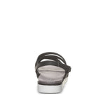 Crete Strappy Sandals in Black