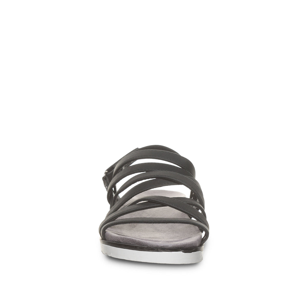 Crete Strappy Sandals in Black