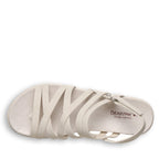 Crete Comfort Sandals in Bone