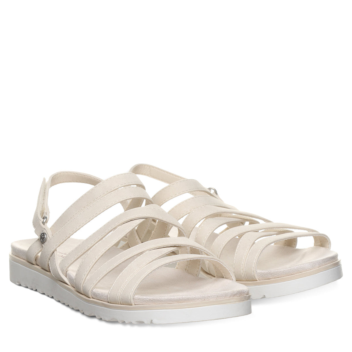 Crete Comfort Sandals in Bone