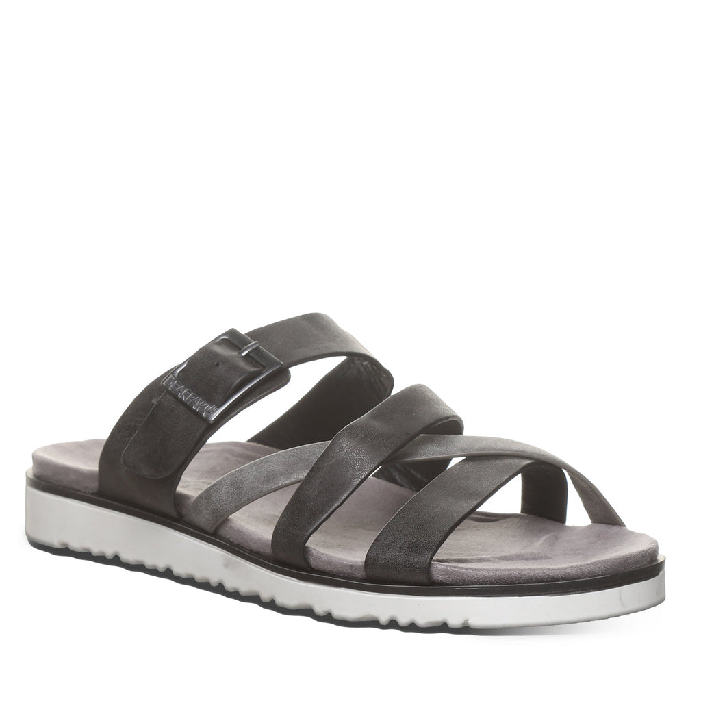 Rhodes Strappy Sandals in Black
