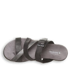 Rhodes Strappy Sandals in Black
