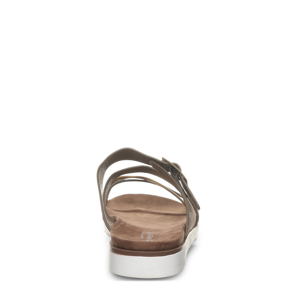 Rhodes Strappy Buckle Sandals in Brown
