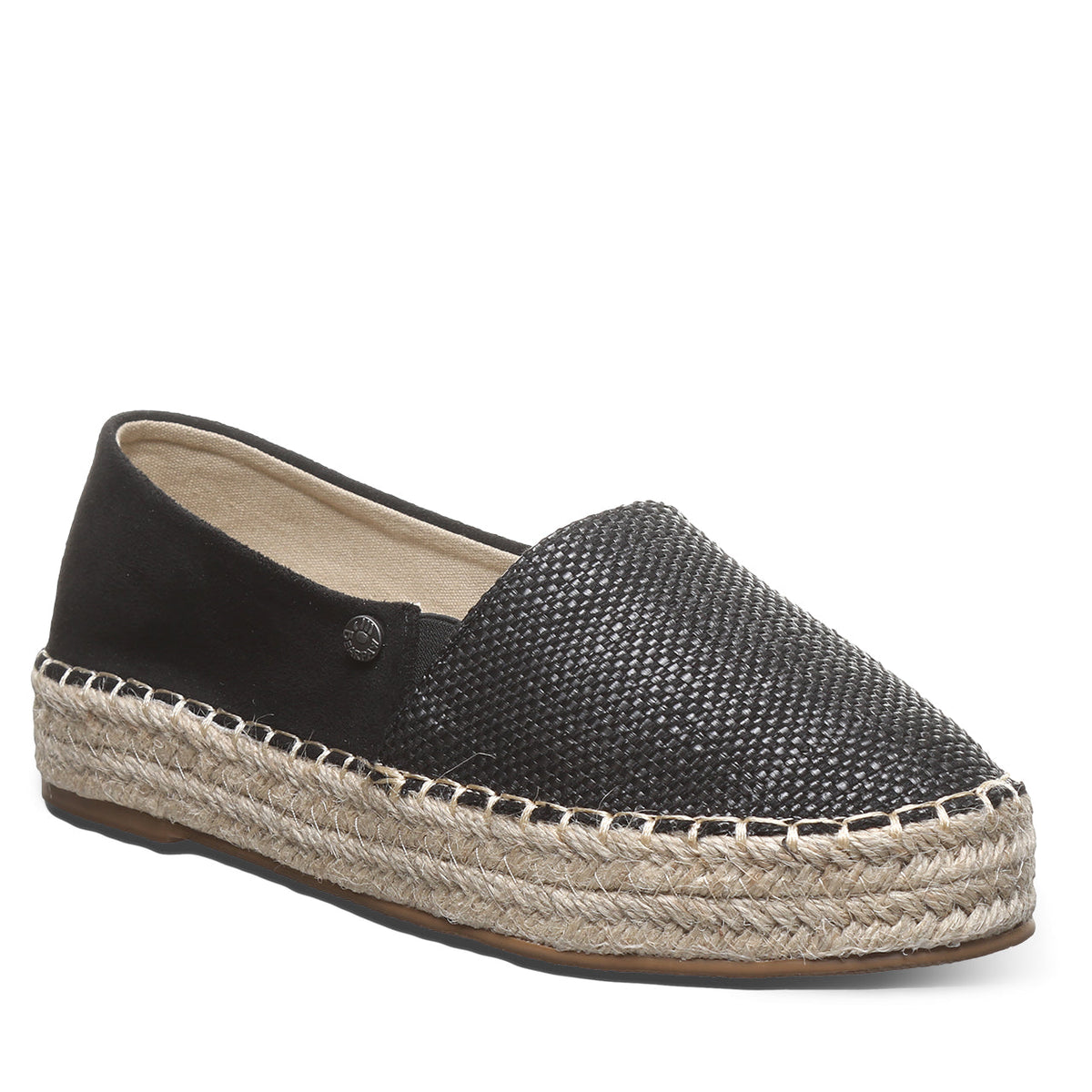 Macchiato Espadrille Flats in Black