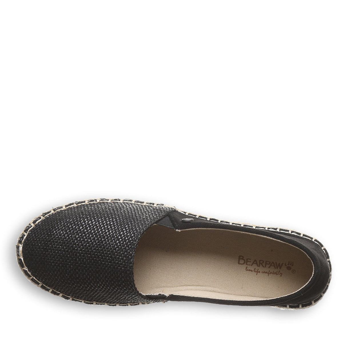 Macchiato Espadrille Flats in Black