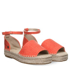 Affagato Espadrille Sandals in Coral
