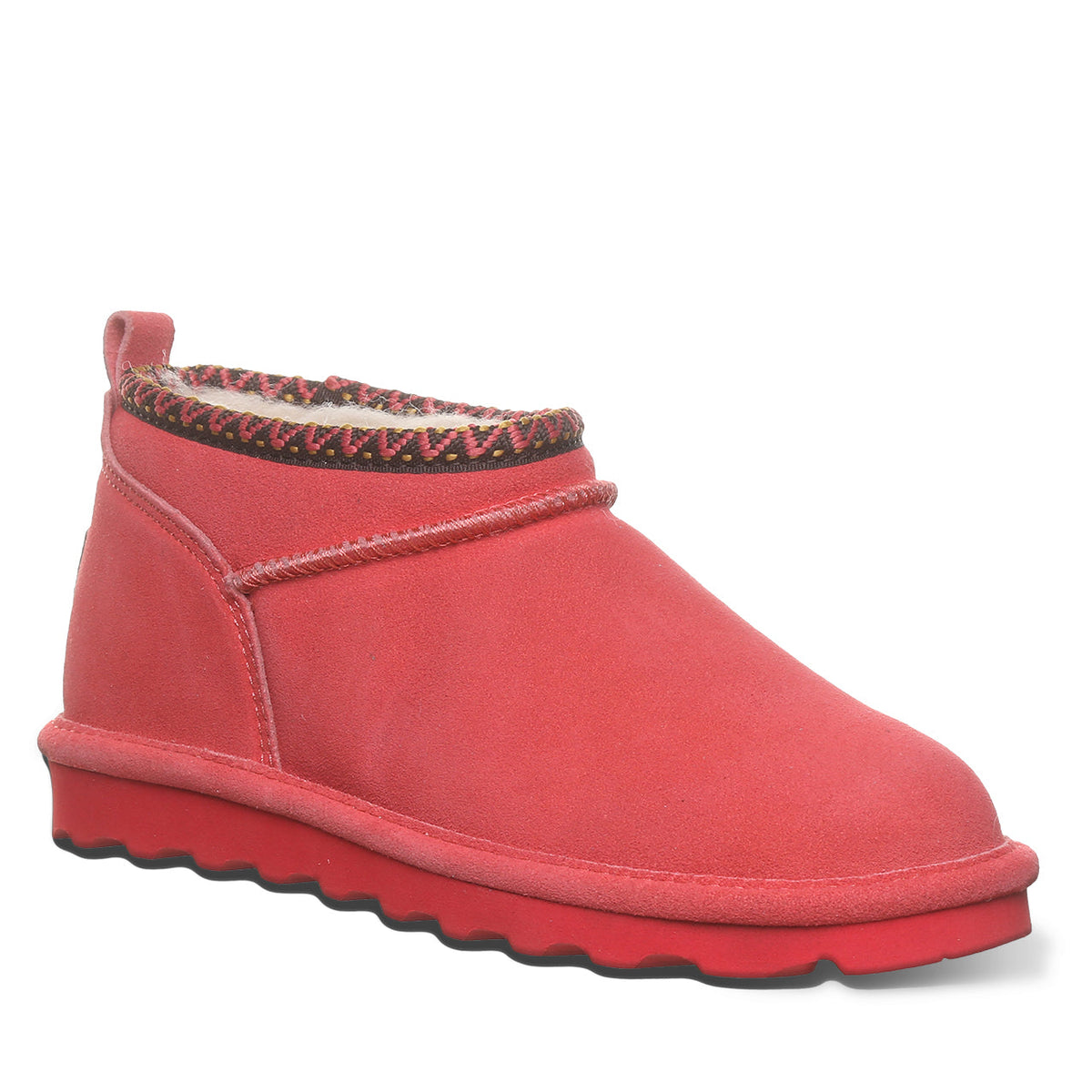 Bearpaw Women's Super Shorty Deco Boots in Guava