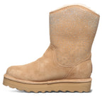 Bearpaw Women's Glam Platform Low Boots in Iced Coffee Solid