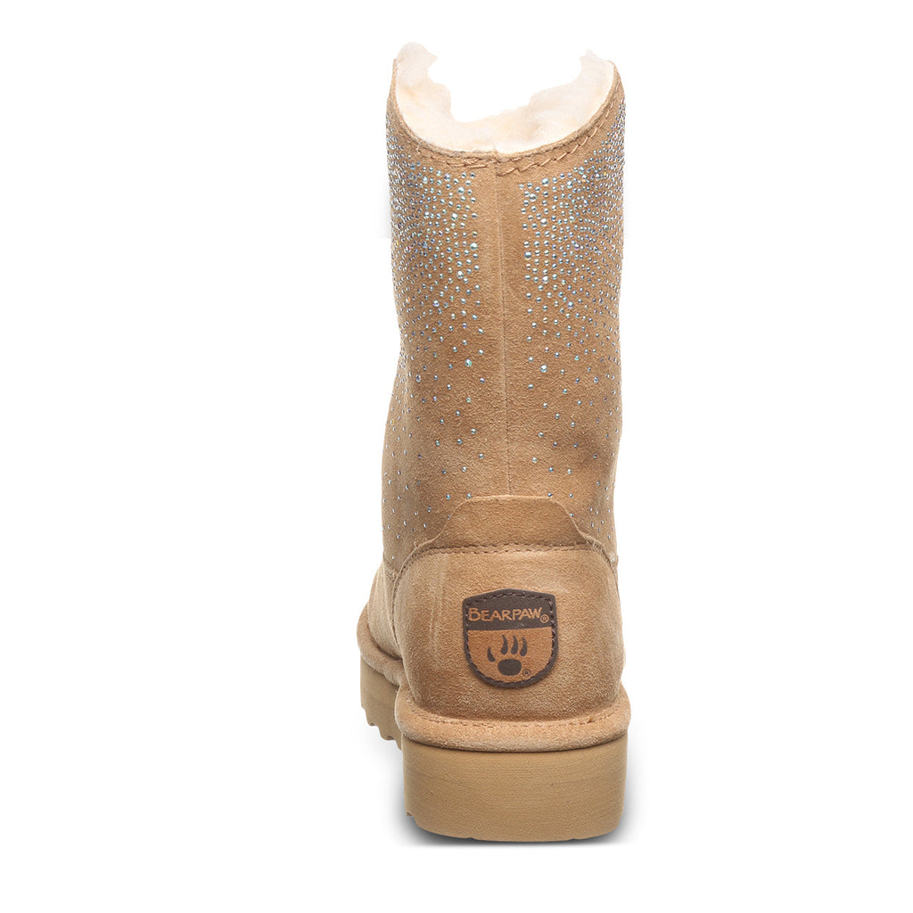 Bearpaw Women's Glam Platform Low Boots in Iced Coffee Solid